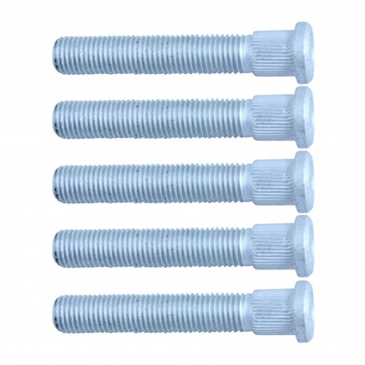 [42108] Extra Long Wheel Stud M12 x 1.5mm x 73mm Length - Long Shoulder Pack 5