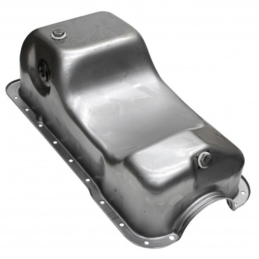 [42212] Oil Pan Ford Windsor 5.0L (302W) 1983-93 Dual Sump OEM Style Raw Finish