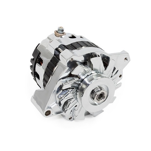 [42406] Alternator GM 1968-95 V8 CS130 Single Groove Chrome Steel 160 Amp 1 Wire