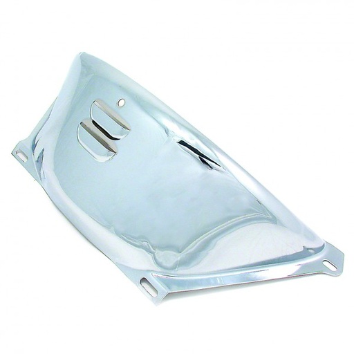 [43100] Flywheel (Inspection) Dust Cover Chev SB to GM Turbo TH350/400 some 700R4 Chrome