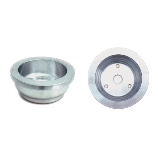 [4429] Pulley Crankshaft Single Groove Lwp Polished Alloy Small Block Chevrolet 265-400