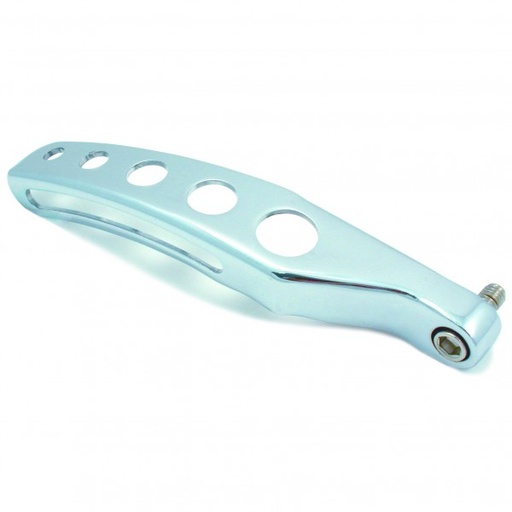 [4713] Alternator Bracket Upper Small Block Chevrolet LWP Chrome 1976-86