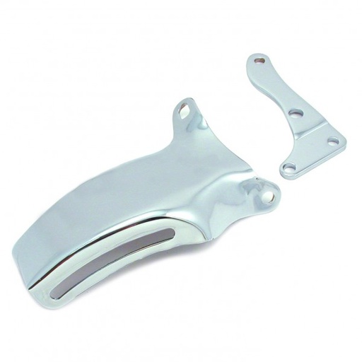 [4728] Alternator Bracket Kit Chevrolet Small Block Lwp OEM 1976-86 Chrome Upper