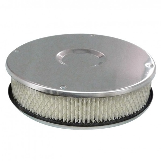 [486-111] Chrome Air Cleaner 8-3/4" Wide x 55mm Tall 2-5/8" Neck Stromberg