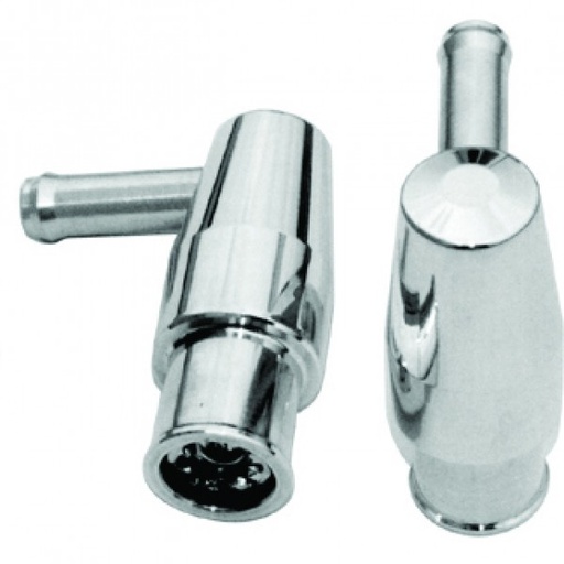 [4924] Polished Billet Aluminium PCV valve with 3/4" neck