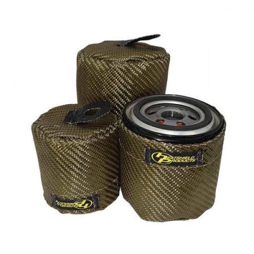 [504702] Oil Filter Heat Shield Fits Early Ford/GM/MOPAR V8 Z9/Z24 Oil Water Resist