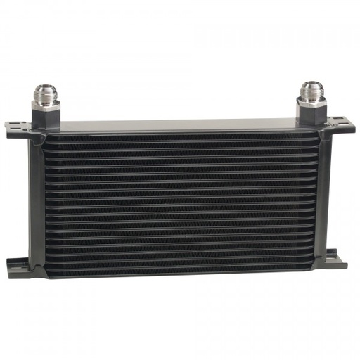 [51910] Stack Plate Fluid Cooler 19 Row Design Core-10AN Male Outlet Derale
