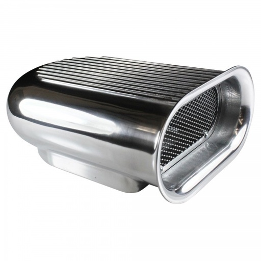 [5247] Scoop Short (Hilborn Style) Polished Full Finned Alloy 13-1/2" Long