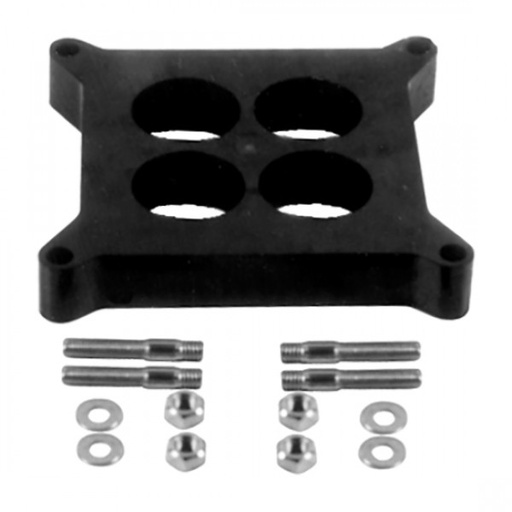 [5766] Holley Squarebore Phenolic Carburettor Spacer Individual Port 25mm 1" Thick
