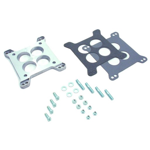 [5771] Carburettor Adaptor 4 Barrel Aluminium Universal 1/2" Individual Port