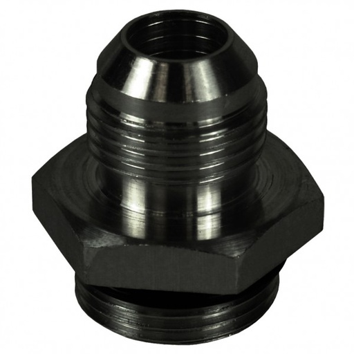 [59108] Aluminum Cooler/Adapter Fitting -8AN x 5/8"-18 O-ring Derale