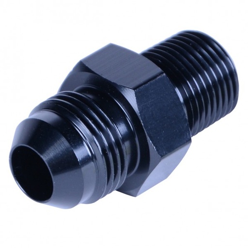 [59208] Aluminum Cooler/Adapter Fitting -8AN x 3/8" NPT Male Derale