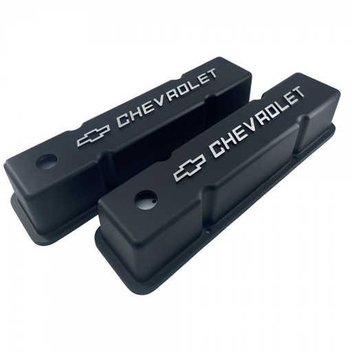 [6336] Small Block Chev 283 307 327 350 400 Cast Alumin Valve Cover w/Chevrolet Logo