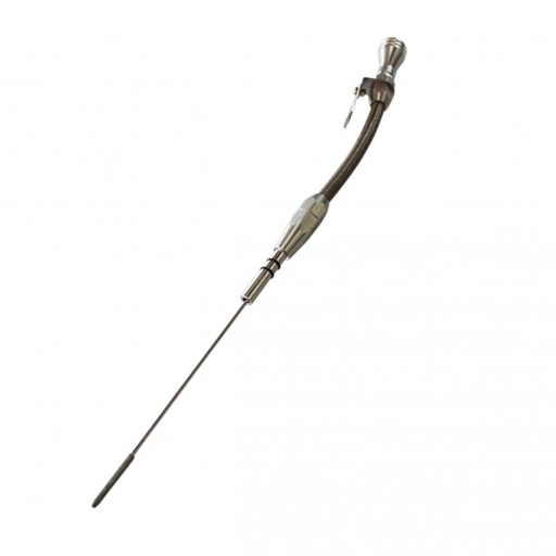 [66-254] Engine Dipstick Tube Ford Windsor V8 260-289-302 1962-69 Flexible Braided