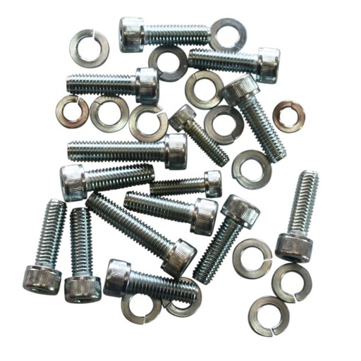 [66-352] Chevrolet LS1 LS2 LS3 Zinc Oil Pan Socket Grade 8 Bolt Kit with Washers