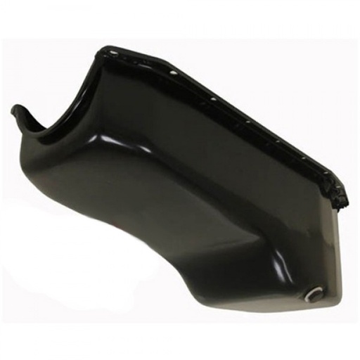 [66-663] Oil Pan Chevrolet Small Block 305-350 1980-85 Steel Black Finish