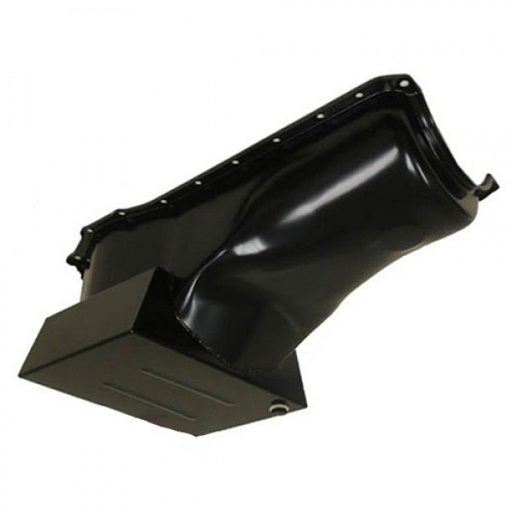 [66-687] Oil Pan Ford Cleveland 302-351 1970-82 Extra Capacity Front Sump Black