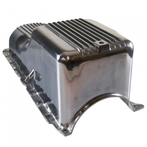 [66-694] Oil Pan Sump Chevrolet Big Block 1991 on Gen 5/6 396-402-427-454 Polished Alloy