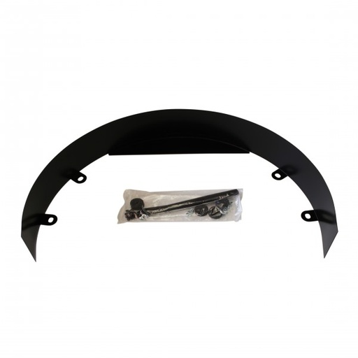 [66-710] Radiator Fan Shroud Black 3" Wide Universal + Mount Hardware 20" Diameter