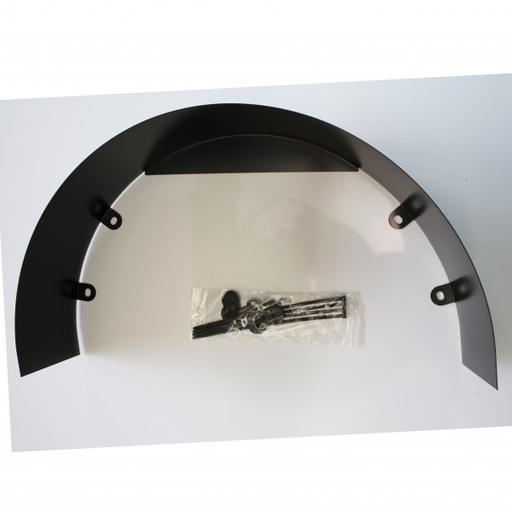 [66-711] Radiator Fan Shroud Black 5" Wide Universal + Mount Hardware 20" Diameter
