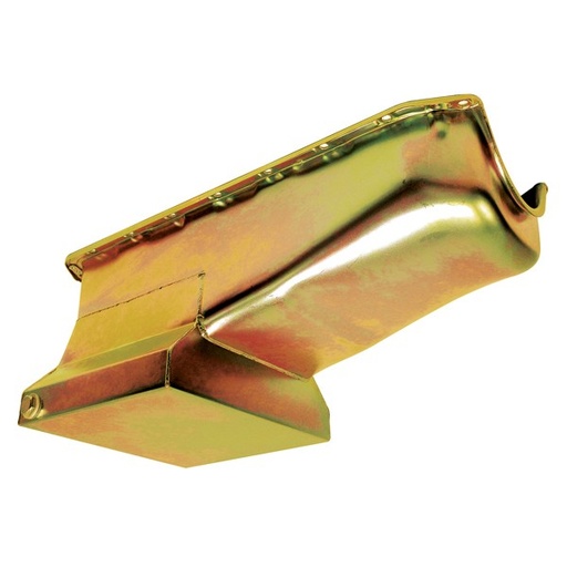 [66-804] Oil Pan Sump Chevrolet Small Block 283-350-400 Extra Capacity Street Strip Zinc