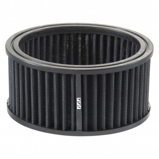 [68-011] Air Cleaner Filter Element Black 6-3/8"Inch Wide 3"Inch Tall Round Cotton