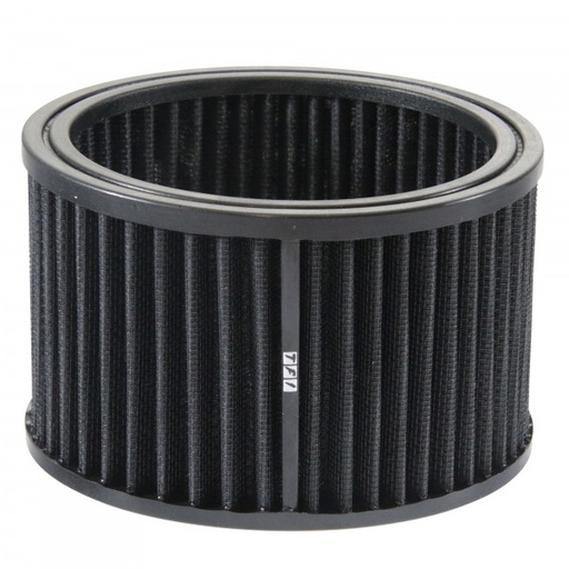 [68-021] Air Cleaner Filter Element Black 6-3/8"Inch Wide 4"Inch Tall Round Cotton