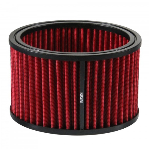 [68-022] Air Cleaner Filter Element Red 6-3/8"Inch Wide 4"Inch Tall Performance Cotton