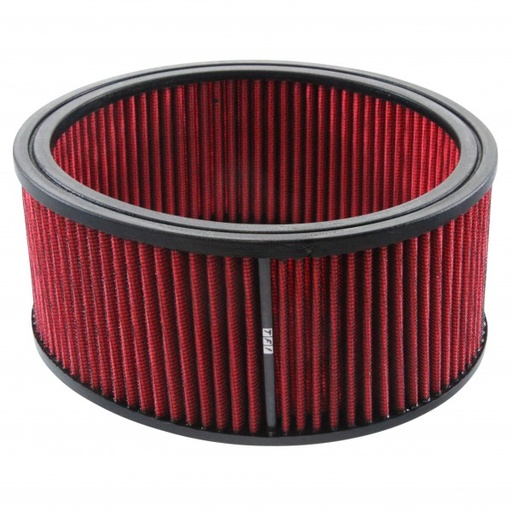 [68-122] Air Cleaner Filter Element Red 9" Wide 4" Tall Round High Performance Cotton