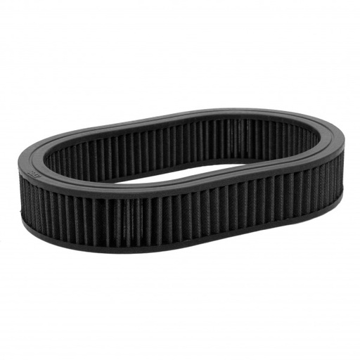 [68-259] Air Filter Element Black 15"Inch Long 2"Inch Tall Oval High Performance Cotton