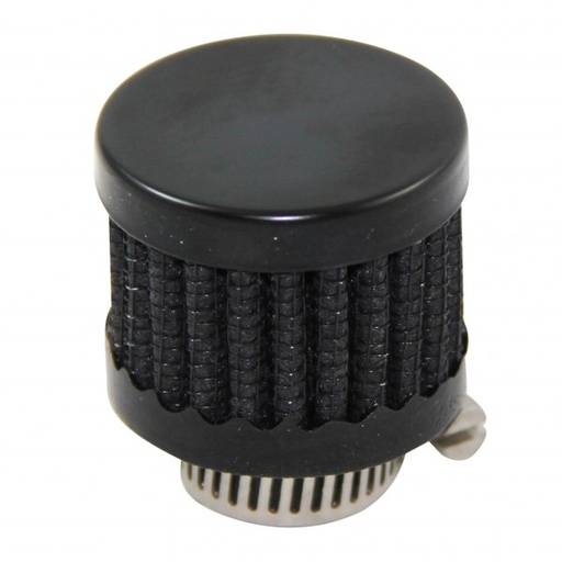 [68-508] Valve Cover Breather Clamp On 9/16"(14mm)Id Neck All Black