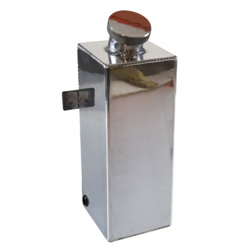 [69-210] Windscreen Washer Polished Finish Alloy Vertical (1.8 Litre) Ford Style