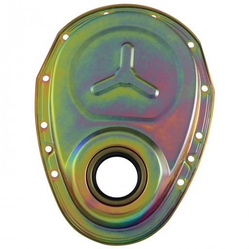 [69-231] Timing Cover Chevrolet Small Block 283-305-327-350-400 Roller Cam Zinc Steel