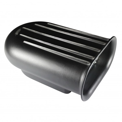 [69-322] Scoop Short (Hilborn Style) Black 5 Finned Alloy 13-1/2" Long with filter