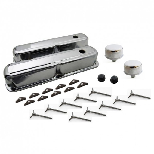 [69-353] Chrysler Small Block 318-340-360 Engine Dress Up Kit Chrome Valve Covers
