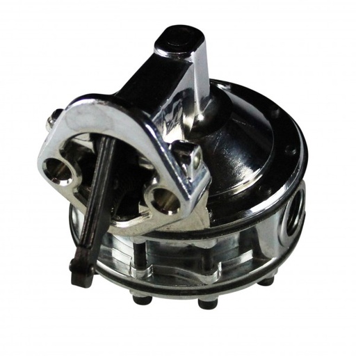 [69-387] Fuel Pump Small Block Chevrolet V8 262-400 Chrome Mechanical 12-16psi 490lph