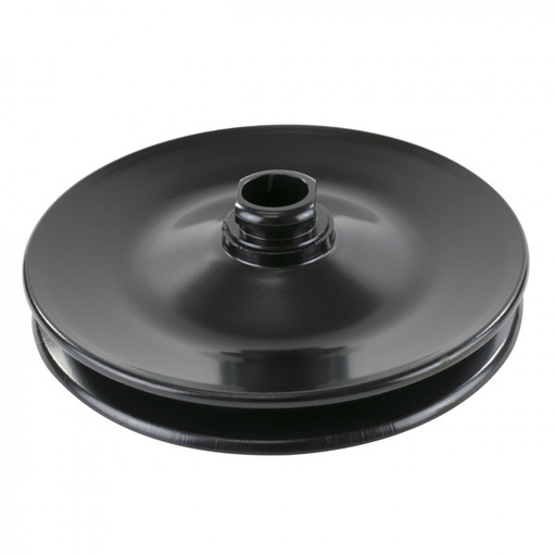 [69-476] Pulley GM/Ford Power Steering Pump Single Groove Black Steel 3/4" Shaft