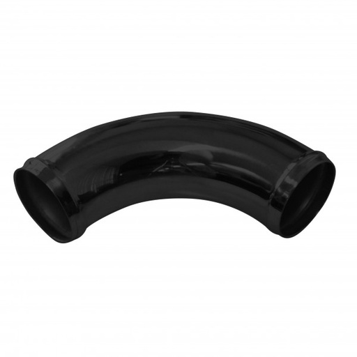 [69-493] Intake Pipe Intercooler 3"(76mm) OD 90 Degree Black Alloy Pipe 9.5"(240mm)
