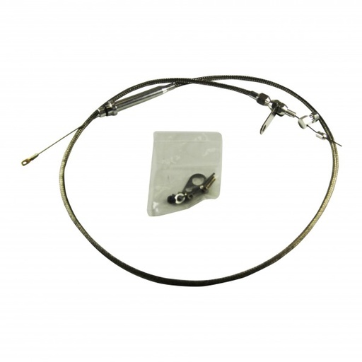 [69-508] Kickdown Assembly TH-350 Braided Stainless 56 Inch Long