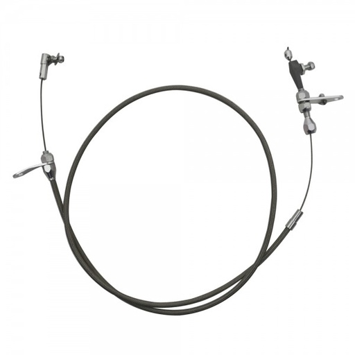 [69-514] Kickdown Assembly Chrysler 904 Braided Stainless 24 Inch Long