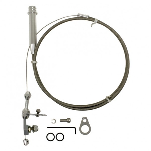 [69-515] Kickdown Assembly GM 4L60 Braided Stainless 24 Inch Long