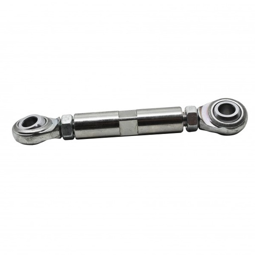 [69-541] Adjustable Stainless Steel Tension Rods 2-1/2" Long with heim 3/8" Eyelet Ends