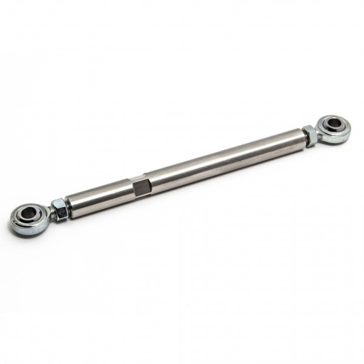 [69-542] Adjustable Stainless Steel Tension Rods 7" Long with heim 3/8" Eyelet Ends