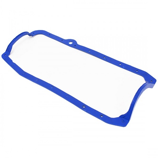 [69-581] Oil Pan Gasket 1 Pce Rubber Neoprene Chev Sm Block 1980-85 (2pc Rear Main Seal)