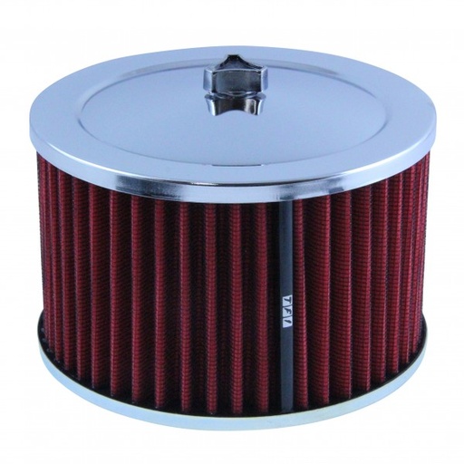 [69-634] Chrome Air Cleaner 6-3/8" Wide x 4" Tall 2-5/8" WW Stromberg Carburettor
