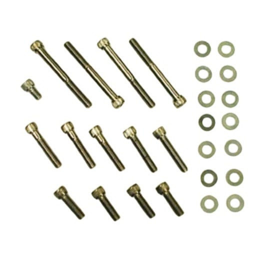 [9388] Bolt Kit Ford Cleveland 302-351 Water Pump Chrome Socket Head