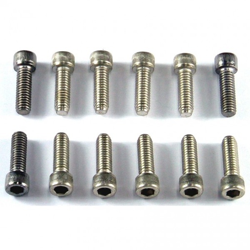 [9693] Bolt Kit Transmission Pan Trimatic Chrome Socket + Stainless Washers