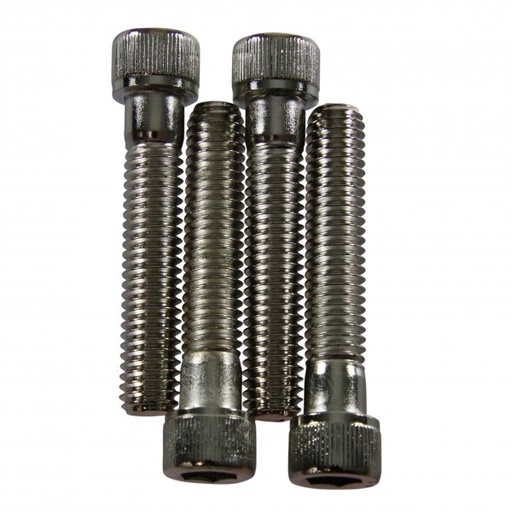 [9902] Bolt Set 3/8-16" x 2" Long Chrome Socket Head Set 4
