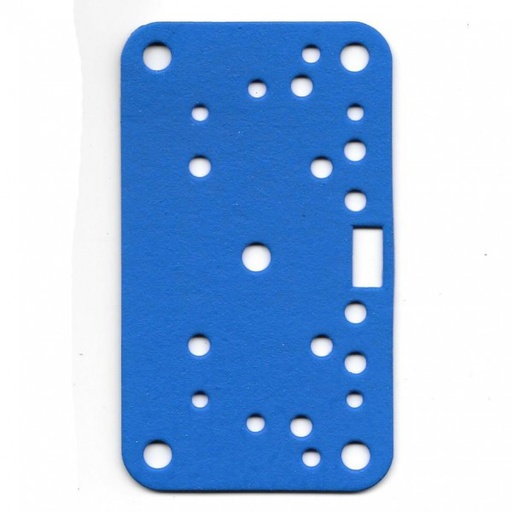 [BG9B] Holley Carburettor Gasket Rear Bowl Squarebore Vac Secondary Blue Non Stick