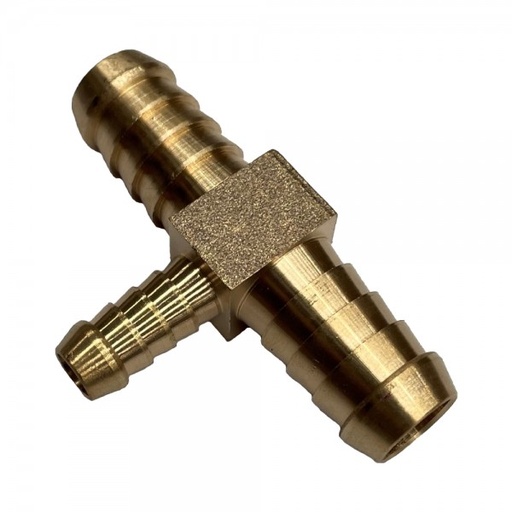 [BRT133] Brass Reducing Tee 5/8" (15.9mm) x 5/8" (15.9mm) to 3/8" (9.5mm) Hose Tube End